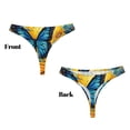 thumbnail image 3 of Fotbe Colorful Cloud Butterfly Sunflower Tanga Sin Costuras para Mujer con Estampado – Panties Invisibles, Transpirables y Cómodos para Uso Diario-Large, 3 of 6