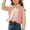 Pink, variant on Kids Girls Pink Western Fringe Vest Open Front Cowgirl Tassel Hall-oween Costume,Size 4 T