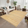 thumbnail image 2 of 5x7 Washable Modern Plaid Rug – Foldable Thin Non-Slip Non-Shedding Easy-Care Carpet for Living Room Bedroom Kitchen Dining Room., 2 of 8