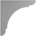 thumbnail image 3 of Ekena Millwork 1 3/4"W x 10"D x 10"H Large Olympic Wood Vintage Decor Bracket, Pebble Grey, 3 of 6