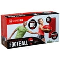 thumbnail image 4 of Wicked Big Sports: Oversized 16" Football - Red & Black - Giant Inflatable Ball, Pump Included, Outdoor Sports Activity For Beach-Park-Yard-Tailgating, 4 of 6