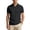 Black, variant on DGMIOCS Men's Polo Shirt Stretch Classic Fit Sports White L