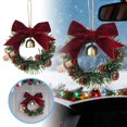 thumbnail image 1 of Festive Seasonal Wreath for Front Door Celebration Greenery Arrangement for Home, 1 of 6