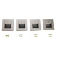 thumbnail image 1 of Set of 4 Motion Sensor Lights for Stairs, Hallways, Bedrooms, 110-240V, Grey, 1 of 4