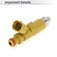 thumbnail image 4 of Unique Bargains Fuel Injector for Toyota Corolla 1.6L 1995-2004 Flow Match Fuel Nozzle 23209-11130 1 Pcs Engine, 4 of 7