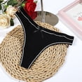 thumbnail image 5 of Mgmyaa Cotton Underwear for Women Threaded Thong Low Waist Loose Loose Comfortable Student Plus Size Underwear, 5 of 5