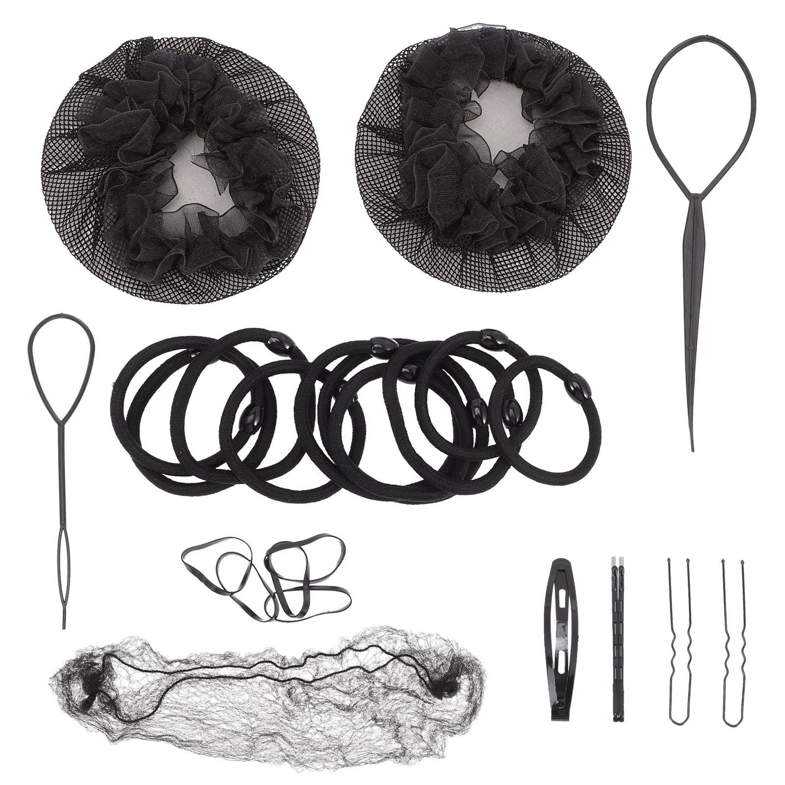 1 Set Ballet Bun Hair Nets Elastic Hair Nets Invisible Hair Nets for Girls