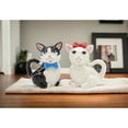 thumbnail image 2 of Ceramic Black and White Cat Salt and Pepper Shakers Gift for Cat, 2 of 3