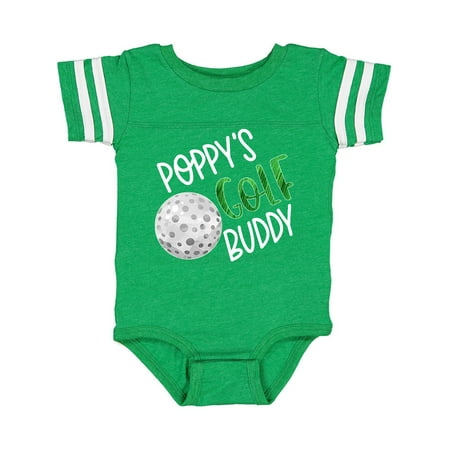 

Inktastic Poppy s Golf Buddy with Golf Ball Gift Baby Boy or Baby Girl Bodysuit