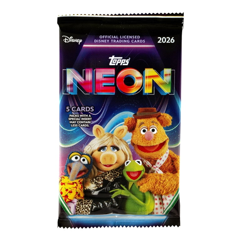 26 Topps Disney Neon Mega Box - Walmart.com