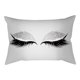 thumbnail image 1 of Funda de cojín de poliéster con patrón de pestañas para decoración del hogar, funda de almohada para oficina, coche y cafetería (L), 1 of 7