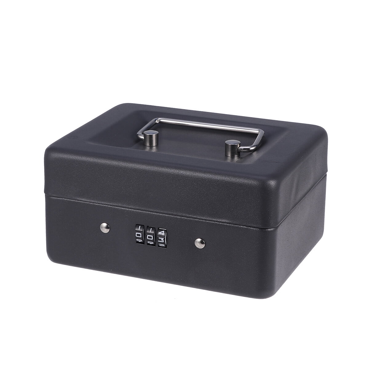 Cash Box with Combination Lock Thicken Durable Cash Box Safety Box Cash