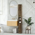 thumbnail image 2 of HOMCOM 73" Tall Bathroom Cabinet Narrow Bathroom Storage Cabinet, Brown, 2 of 10