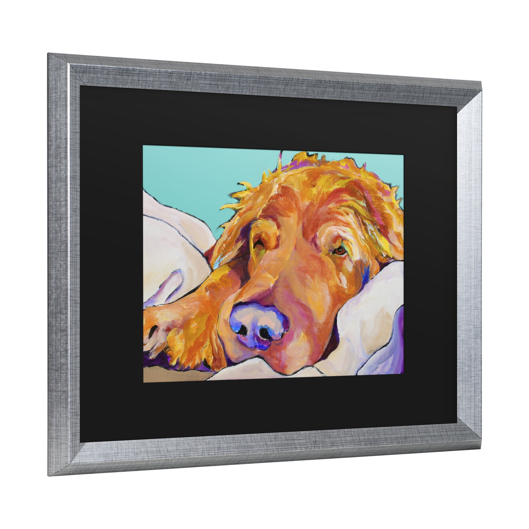 Trademark Fine Art 'Snoozer King' Canvas Art by Pat Saunders-White