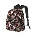 thumbnail image 2 of Vsdgher Butterfly Print Unisex Large Capacity Bookbag Schoolbag Casual Daypack for High School/College/Teens/Travel/Work, 2 of 8