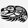 thumbnail image 3 of CafePress - Native American Raven Sun Kids T Shirt - Light T-Shirt Kids XS-XL, 3 of 4