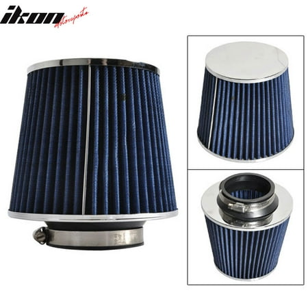 Fits 3 Inch Race Performance Cold Air Intake Cone Filter Blue 02-11 (Best Cone Air Filter)