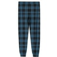 thumbnail image 4 of Yusimy Men's Checkered Jogger Pajama Pants - Elastic Waist with Drawstring, Pocket, Cuffed Ankle, Soft Fabric, Sleek Casual Loungewear for Home, 4 of 5
