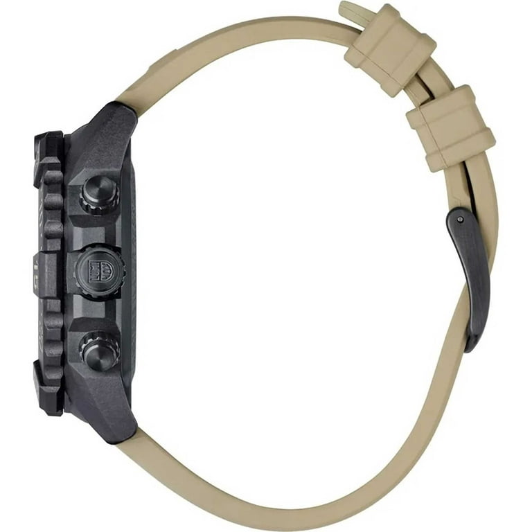 Luminox 3590.NSF.SET Men's Navy Seal Beige Strap Chronograph Watch