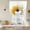 White, variant on Yellow Sunflowers Balloon Curtains for Bedroom/Front Door/Bathroom, You Are My Sunshine Wood Rustic Tie Up Curtains 63 Inch Length Light Filtering Kitchen Curtains Shades for Windows 46"x63"