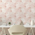 thumbnail image 2 of Ambesonne Pastel Peel & Stick Wallpaper for Home, Abstract Boho Leafy Pattern, 13"x72", Blush and Coconut, 2 of 5