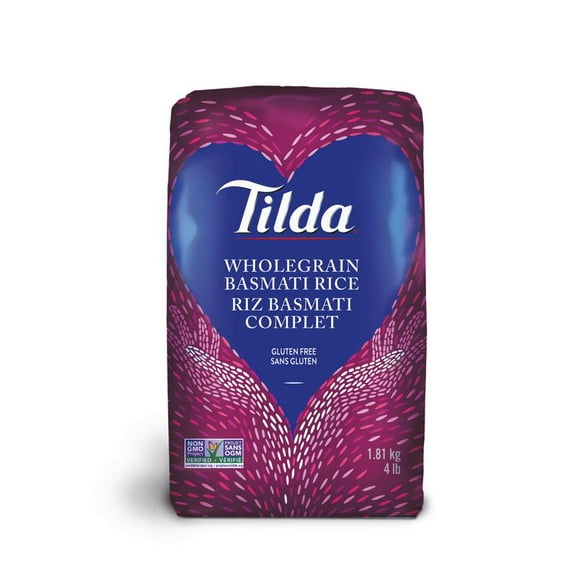 Riz basmati complet de Tilda 1.81 kg (4 lb)