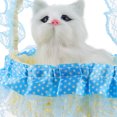 thumbnail image 4 of 1 cesta tejida de imitación de gato, adorno decorativo, regalo para niños., 4 of 6