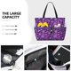 thumbnail image 3 of Easygdp Purple Snowflakes Bolsa de Viaje de Playa de Gran Capacidad, Bolsa Tote Perfecta para la Playa, Escapadas de Fin de Semana y Viajes, 3 of 7
