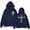 Blue-08, variant on Christian Jesus Hoodies for Men Religious Faith Sweatshirt Jesus Letter Print Graphic Hoodies Pullover