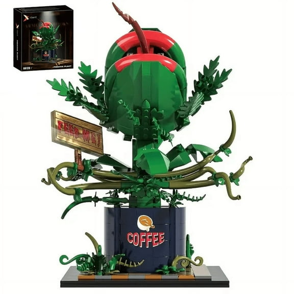 Honchoes Piranha Plant Flower Building Blocks Set Compatible with Lego  Botanical Home Decor for Adults 838 Pcs