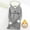 Gray, variant on Hueook Sweatshirt for Women Fashion Women's Digital Thickened Fashionable Casual Long Sleeved Hooded Sweatshirt Black 3X