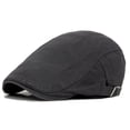 thumbnail image 2 of Fashion Men Women Solid Color Causal Duckbill Cap Outdoor Sports Flat Beret Hat, 2 of 8