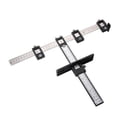 thumbnail image 2 of Hardware Del Gabinete Jig Herramienta Constructores Estantería Cajón Punzón Localizador Guía De Taladro Negro, 2 of 8