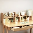 thumbnail image 5 of BALANBO Kids Desk and Chair Set, Wood Children Study Desk, Student Writing Table for Bedroom, Natural, 5 of 7