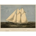 thumbnail image 3 of Unknown 14x12 Black Modern Framed Museum Art Print Titled - The Yacht Sappho of New York, 1869, 3 of 5