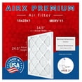 thumbnail image 2 of MERV 11 Air Filters 15x25x1 6-Pack - Electrostatic Furnace Filters - HVAC Air Conditioner Filters - Allergen Reduction - Long-Life, 2 of 4