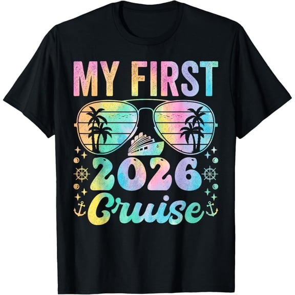 men and women can wear,My First Cruise 2026 Vacation Matching Family Cruise Ship T-Shirt