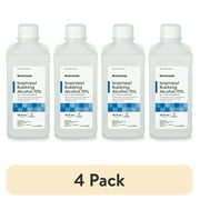(4 pack) McKesson Isopropyl Rubbing Alcohol - First Aid Antiseptic, 16 oz, 1 count