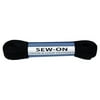 VELCRO Brand For Fabrics | Sew On Fabric Tape for Alterations and Hemming | No Ironing or Gluing | Ideal Substitute for Snaps and Buttons | 36in x 3/4in hank black