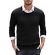 thumbnail image 1 of Suéter de punto básico para hombre, suéter de invierno de punto fino, 1 of 4