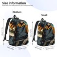 thumbnail image 2 of Easygdp Skeleton Chef BBQ Scene Mochila de Lona Resistente para Laptop, Compatible con Laptops de 15 a 17 pulgadas, Ideal para Escuela, Trabajo y Viajes-Medium, 2 of 5