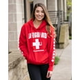 thumbnail image 5 of LIFEGUARD Official Ladies Red Hoodie Florida X-Large, 5 of 6