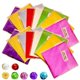 thumbnail image 2 of Cateissary 100 unids/set comida cuadrada de aluminio de envoltorios de papel aluminio paquete colorido para dulces de caramelo Chocolate piruletas de Cocina y Comedor violeta Cateissary JJ9507-01, 2 of 6
