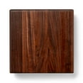thumbnail image 1 of John Boos B Series Square Wood Cutting Board with Feet, 9" x 9", Walnut, 1 of 11