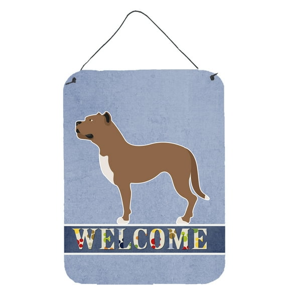 Perro de Presa Canario Wall or Door Hanging Prints Blue