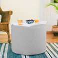 thumbnail image 3 of Jaxx Table d'Appoint / Ottoman de Printemps pour Extérieur, Sunbrella Premium, Granit, 3 of 4