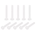 thumbnail image 1 of Unique Bargains Nylon Machine Screws, M2x16mm Slotted Pan Head Fasteners Bolts, White 50Pack, 1 of 4