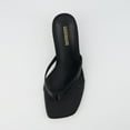 thumbnail image 6 of Cushionaire Women's Miami Kitten Heel Thong Sandals +Memory Foam, 6 of 6