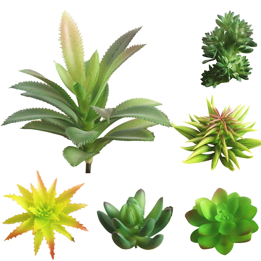 SPRING PARK 9Pcs Artificial Succulents Plants Fake Succulents Plants