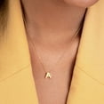 thumbnail image 3 of Gelin Initial Letter Alphabet I Pendant Necklaces in 14K Solid Gold for Women, 3 of 4